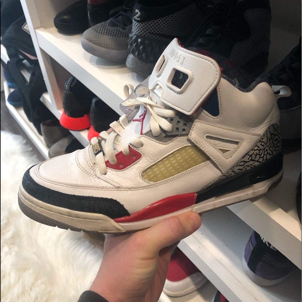 Jordan Shoes | Jordan Spizike | Color: White/Red